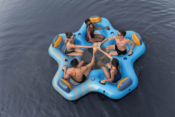 �� ����� �� ����� � 5 ����� ������� Bestway Island Day Drifter 43842