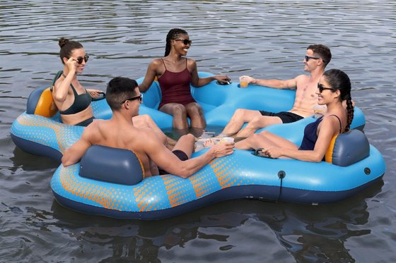 �� ����� �� ����� � 5 ����� ������� Bestway Island Day Drifter 43842