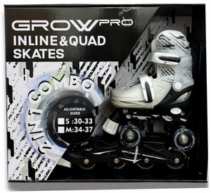 ����� 4 ������ (Quad) ��� ���� ����� ���� (Inline) �� ����� �� ��� Grow Pro 2-IN-1 COMBO